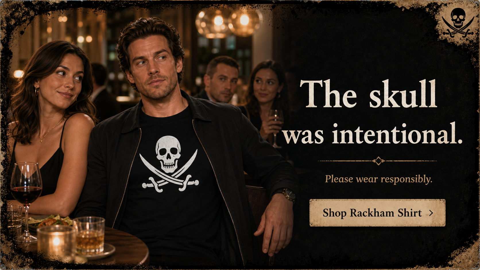 The Skull Was Intentional. Some choices are too good to explain quietly.