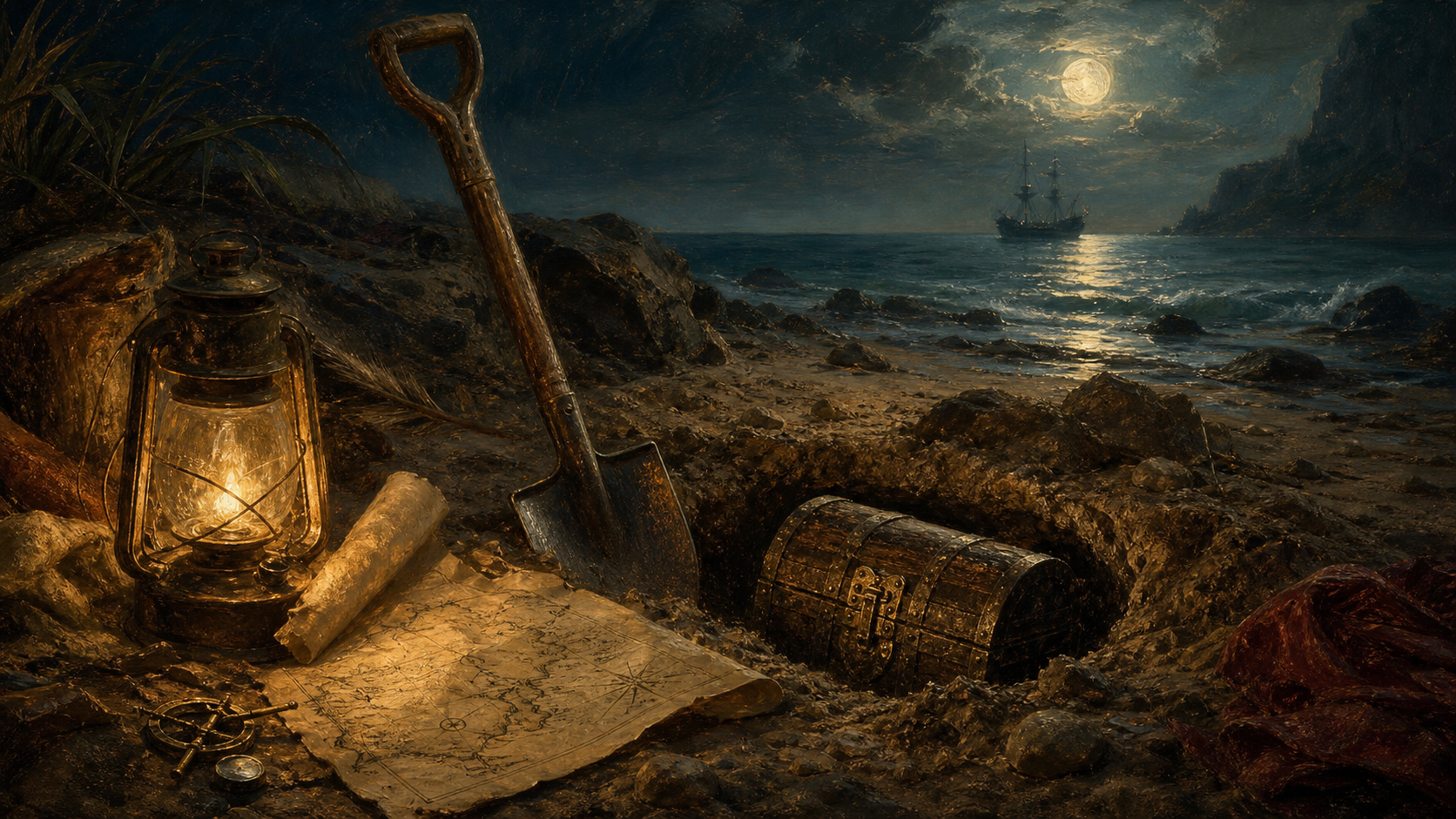 10 Pirate Treasures That Refuse to Stay Buried editorial illustration.