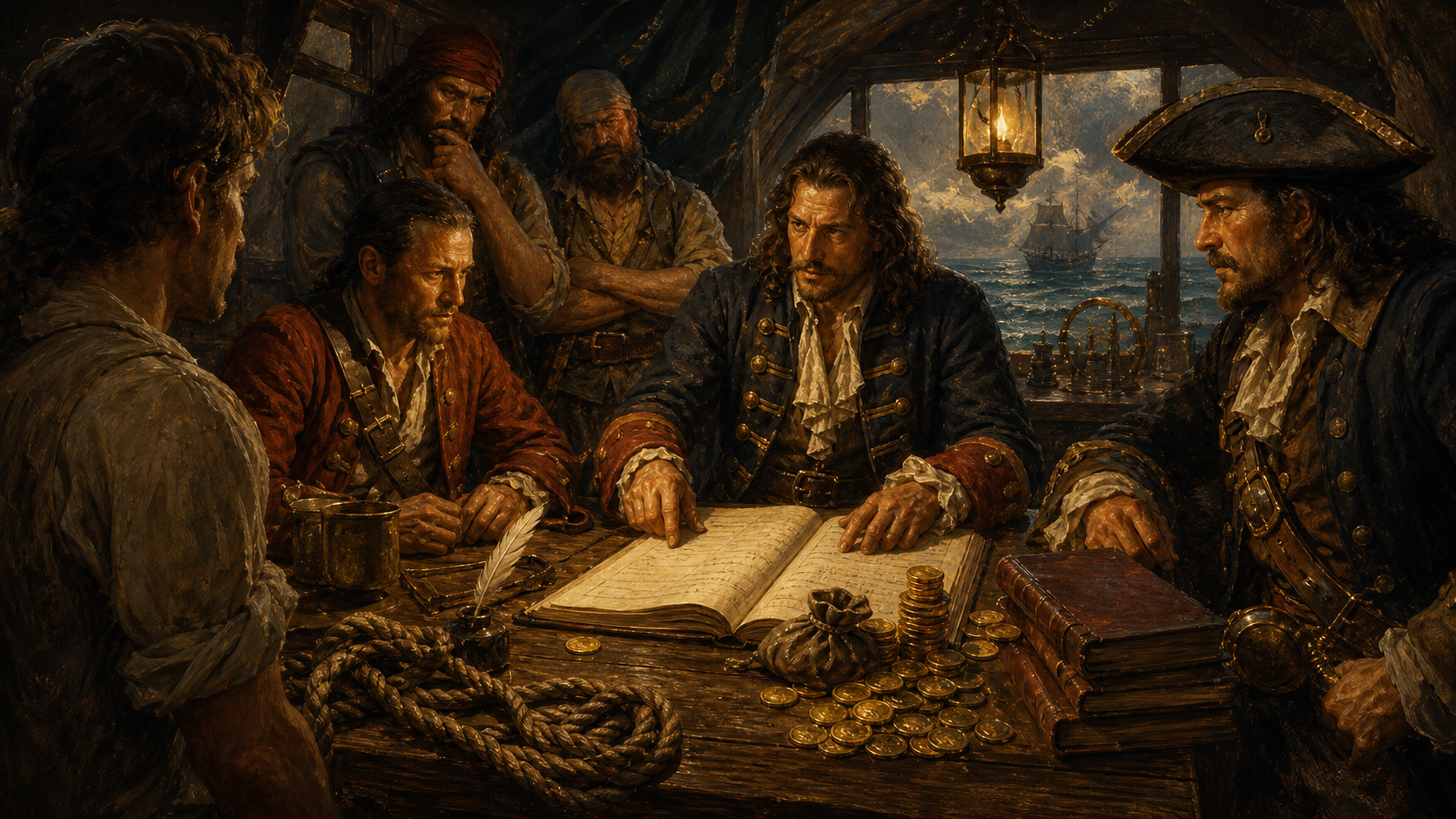 The Pirate's Final Clue Has Been Baiting Treasure Hunters for 300 Years editorial illustration.