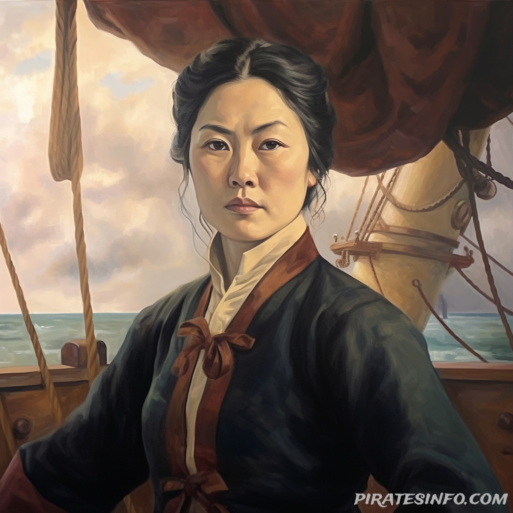 An imagination of the pirate Ching Shih