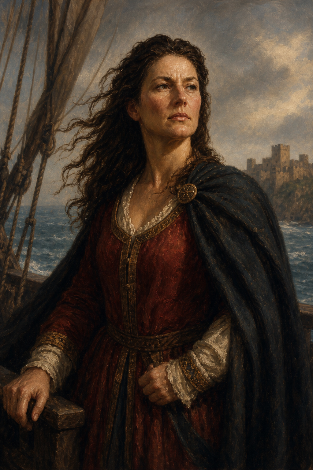 Portrait of Jeanne de Clisson.