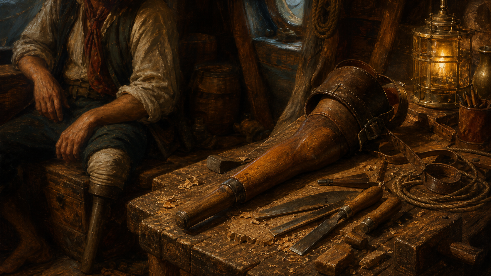 Peg-leg pirate myths.