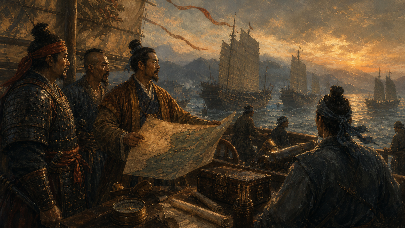 Wokou sea raiders.