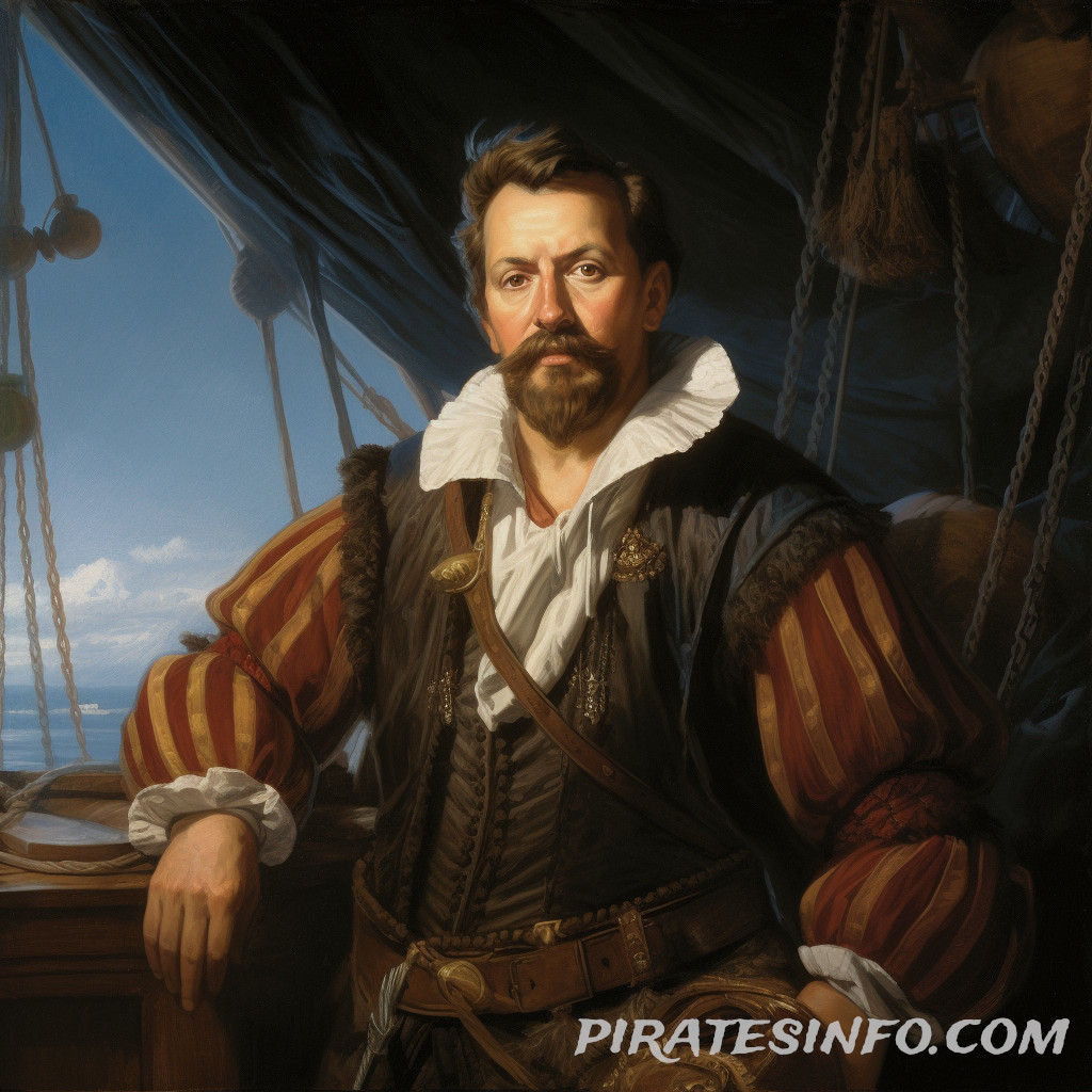 A portrait of a gentleman pirate.